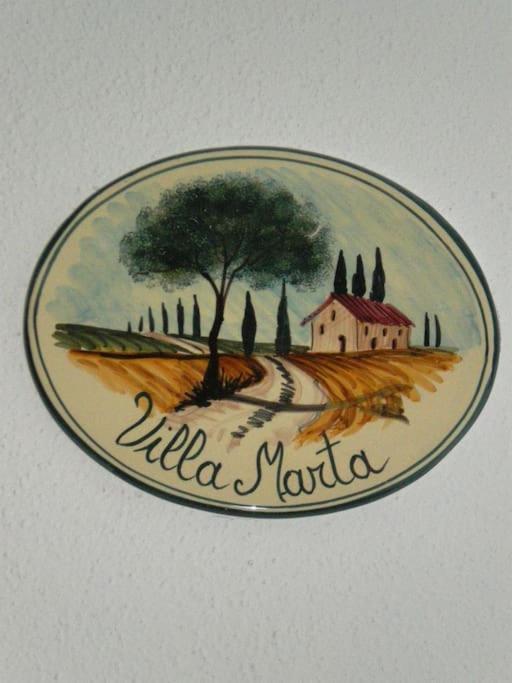 Villa Marta Contignano Luaran gambar